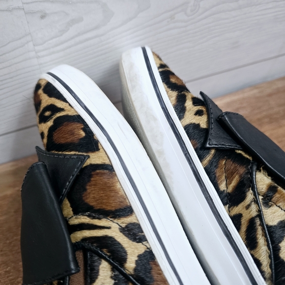 Kate Spade Leopard Calfhair Slip Ons - Picture 6 of 10